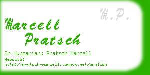 marcell pratsch business card